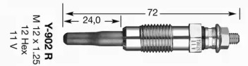 Свеча накаливания NGK 2237